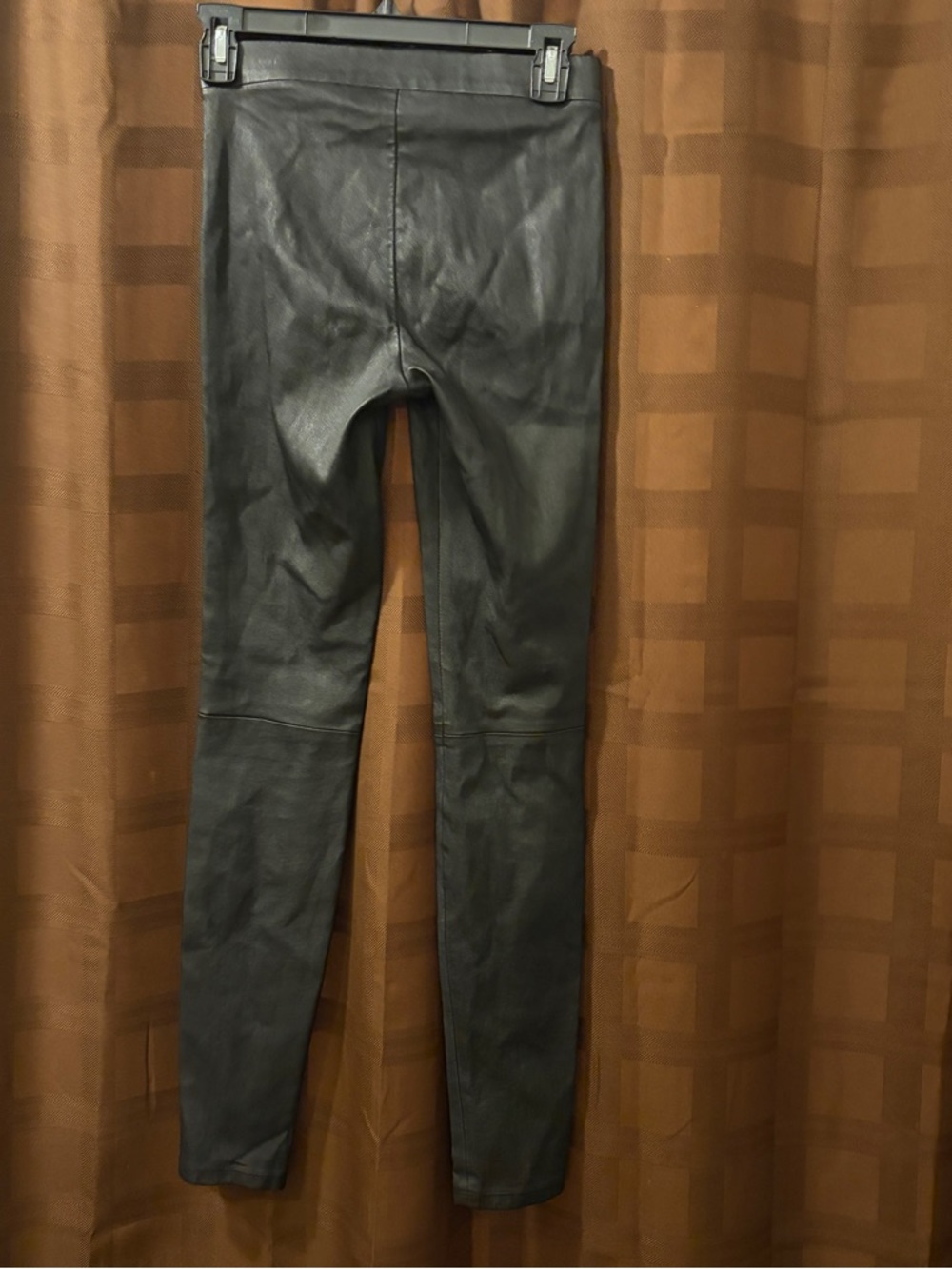 Theory Black Lamb Leather Leggings size 0 - Picture 7 of 14